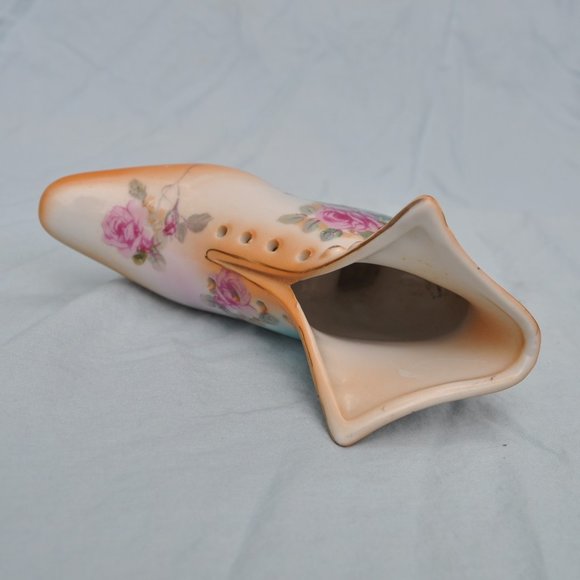 R S Prussia porcelain Victorian boot shoe figurine planter? (479w) - Picture 7 of 9